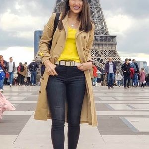 ModCloth Classic Imagination Trench Size Medium